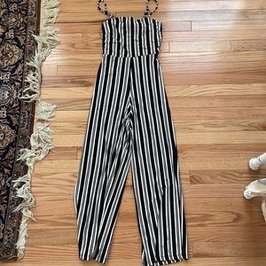 Striped Jumpsuit Stradivarius